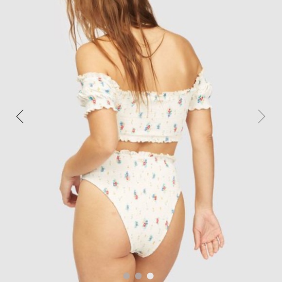 Billabong + Wrangler Meadowlands Smocked Bikini Top & Bottom - Picture 3 of 4